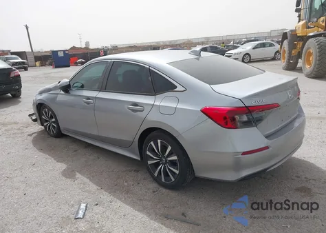 2023 Honda Civic из США, поврежденный, VIN 2HGFE1F77PH321210